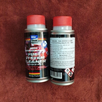 Dung dịch súc xăng Bluechem Fuel system cleaner xe máy